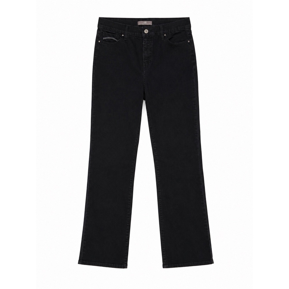 Levi's Perfectly Slimming 512 Bootcut Black Jeans Size‎ 12 Long Cotton Stretch